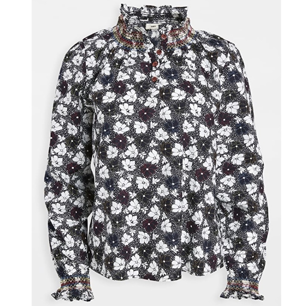 NWT Warm Ines blouse, sz 1 (small), floral print